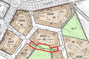 A map showing the area of park planning.