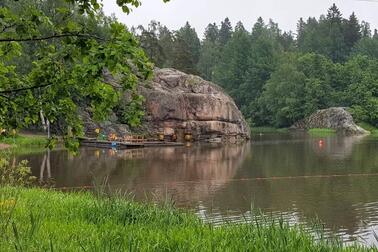 Pikkukosken uimarannalla ei todettu jäteveden vaikutuksia.