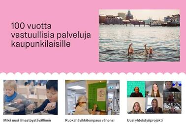 Palkevastuullisuus.hel.fi -sivuston etusivu.