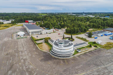 Malminkentän ilmakuva. Kuvaaja: Lauri Rotko