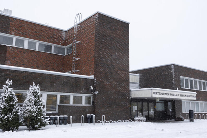 Herttoniemen varasairaala. Herttoniemen varasairaala.
