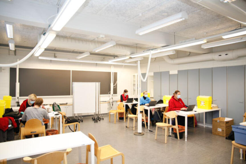 Malmin koronarokotuspiste. Malmin koronarokotuspiste.