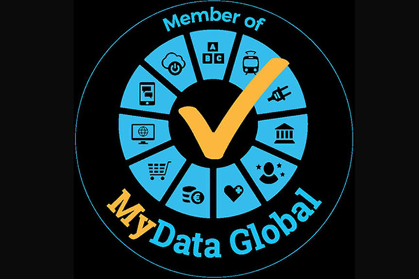 MyData Global -logo. MyData Global -logo.