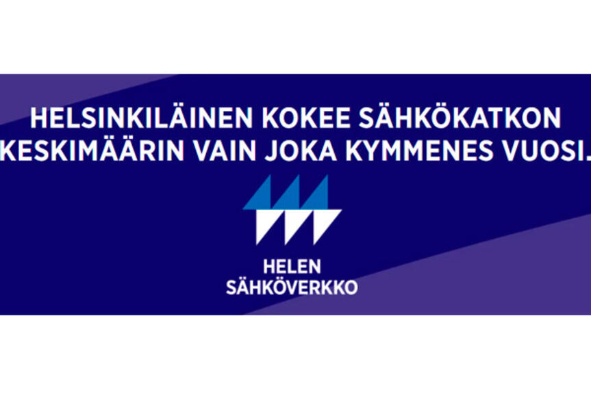 Helsinkiläinen kokee sähkökatkon keskimäärin vain joka kymmenes vuosi. Helsinkiläinen kokee sähkökatkon keskimäärin vain joka kymmenes vuosi.