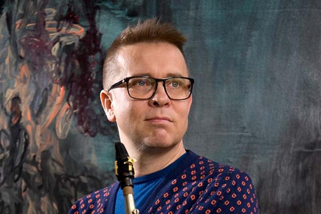 Jukka Perko ja saksofoni.