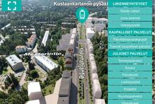 3D-mallinnus Käskynhaltijantiestä. Kuva: Helsingin kaupunki