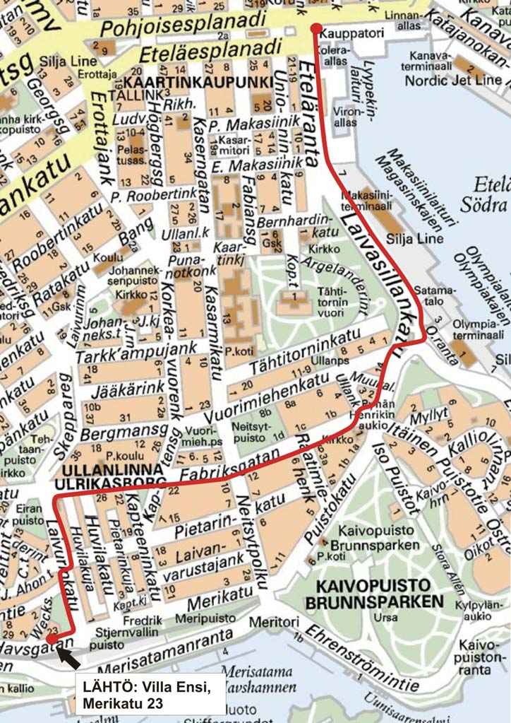 kannelmäen kartta Myönteisiä huomioita alueen esteettömyydestä kannelmäen kartta